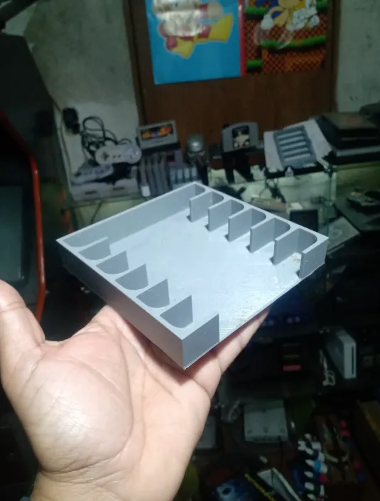 Super Famicom Suporte De Cartucho 6 Slots