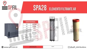 ELEMENTO FILTRANTE AR SPA28