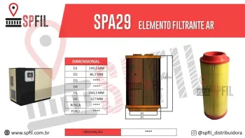 ELEMENTO FILTRANTE AR SPA29