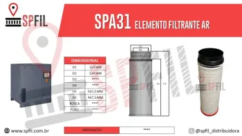 ELEMENTO FILTRANTE AR SPA31
