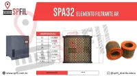 ELEMENTO FILTRANTE AR SPA32