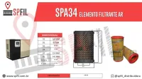 ELEMENTO FILTRANTE AR SPA34