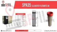 ELEMENTO FILTRANTE AR SPA35