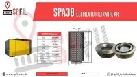 ELEMENTO FILTRANTE AR SPA38