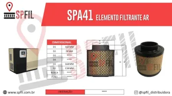 ELEMENTO FILTRANTE AR SPA41