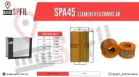 ELEMENTO FILTRANTE AR SPA45