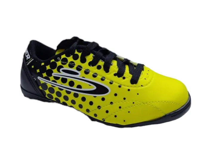 Ref: 16456 - Chuteira Society Infantil Bummer Amarelo Preto Imagem