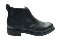 Ref: 51050 - Botina Zebu Elástico Preto