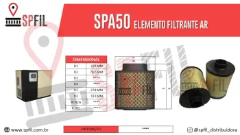 ELEMENTO FILTRANTE AR SPA50