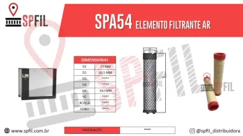 ELEMENTO FILTRANTE AR SPA54