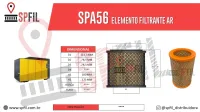 ELEMENTO FILTRANTE AR SPA56