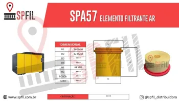 ELEMENTO FILTRANTE AR SPA57