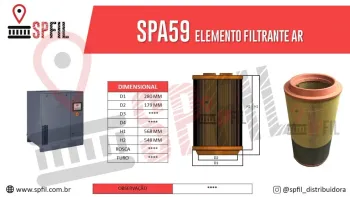 ELEMENTO FILTRANTE AR SPA59