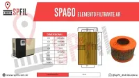ELEMENTO FILTRANTE AR SPA60