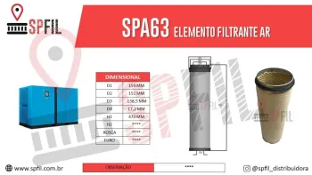 ELEMENTO FILTRANTE AR SPA63