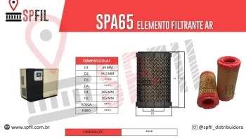 ELEMENTO FILTRANTE AR SPA65