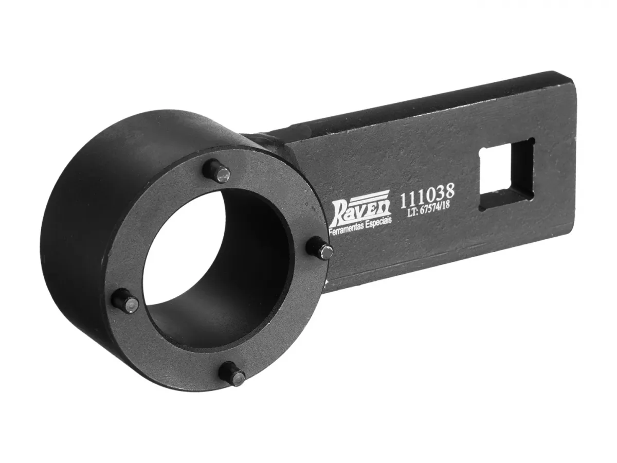 FERRAMENTA PARA GIRAR E IMOBILIZAR POLIA DA ARVORE DE MANIVELAS VW AUDI RAVEN 111038 Imagem