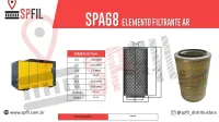 ELEMENTO FILTRANTE AR SPA68