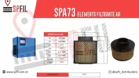 ELEMENTO FILTRANTE AR SPA73