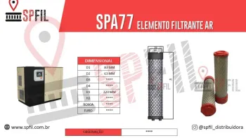ELEMENTO FILTRANTE AR SPA77