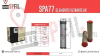 ELEMENTO FILTRANTE AR SPA77