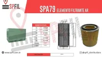 ELEMENTO FILTRANTE AR SPA79