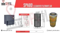 ELEMENTO FILTRANTE AR SPA80