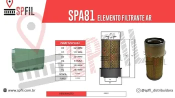 ELEMENTO FILTRANTE AR SPA81
