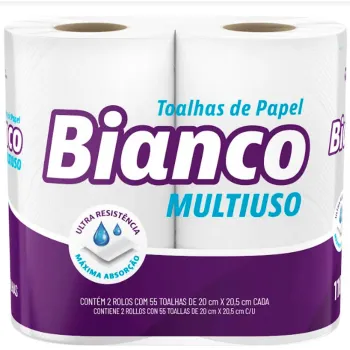 TOALHA DE PAPEL P/ COZINHA C/2 ROLOS - FLORAX  22CM X 19 CM