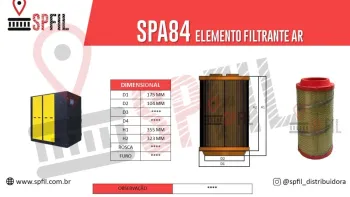 ELEMENTO FILTRANTE AR SPA84