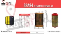 ELEMENTO FILTRANTE AR SPA84