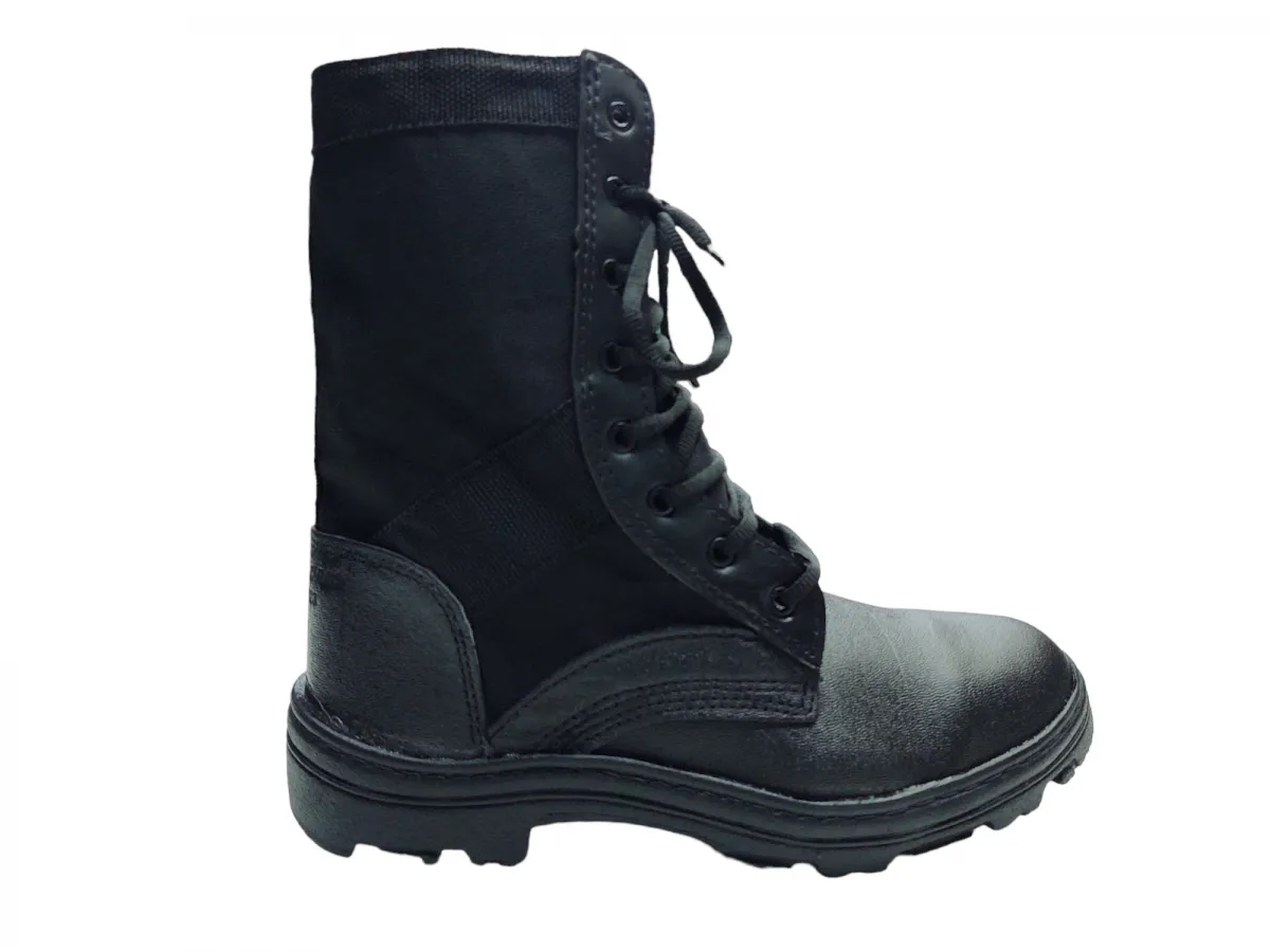 Ref: 340CL - Coturno Couro e Lona 34 ao 45