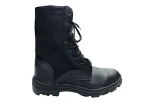 Ref: 340CL - Coturno Couro e Lona 34 ao 45