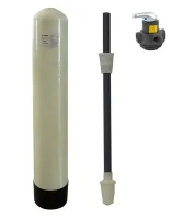 Filtro Abrandador de Água Remove Dureza Automático 2m³/h c/ Tanque Sal. - Foto 2