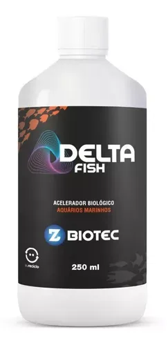 Acelerador Biológico 250 Ml Delta Fish Para Aquário Marinho