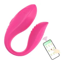 Vibrador de Casal com APP Recarregável 9 Vibrações - 7388 - Foto 2