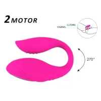 Vibrador de Casal com APP Recarregável 9 Vibrações - 7388 - Foto 3