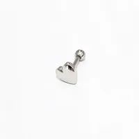 Micro Bell Aço Banho de Diamante M615 - PINGENTE 034 BNH10