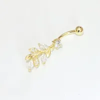 Banana Bell Aço Banho de Ouro - MRAMO PING 021