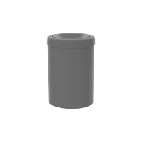 Cesto de Lixo 15L c/ Tampa Flip Top Cinza
