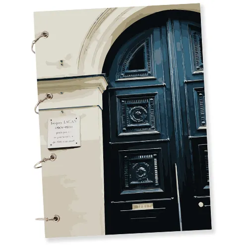 Caderno Argolado Rue du Lille 5 Imagem