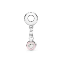 Berloque pendente headphone rosa – em Prata925 - Foto 3