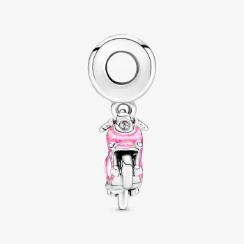 Berloque pendente scooter rosa - Foto 2