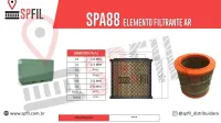 ELEMENTO FILTRANTE AR SPA88