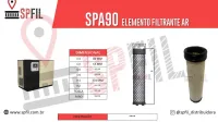 ELEMENTO FILTRANTE AR SPA90
