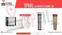 ELEMENTO FILTRANTE AR SPA91