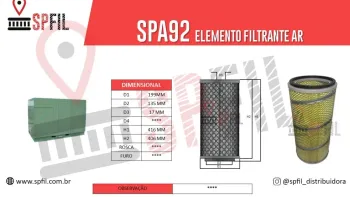 ELEMENTO FILTRANTE AR SPA92