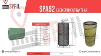 ELEMENTO FILTRANTE AR SPA92