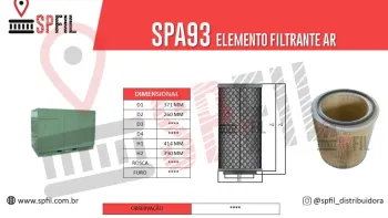 ELEMENTO FILTRANTE AR SPA93
