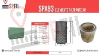 ELEMENTO FILTRANTE AR SPA93